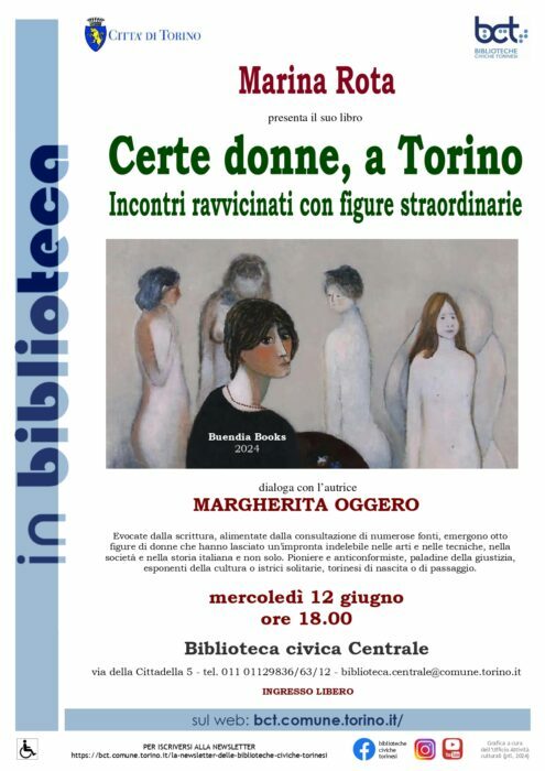 "Certe donne, a Torino" alla Biblioteca Civica Centrale