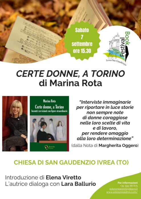 Marina Rota al Book Festival di San Gaudenzio