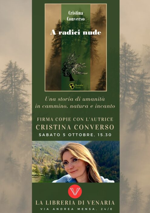 Firma copie con Cristina Converso a Venaria