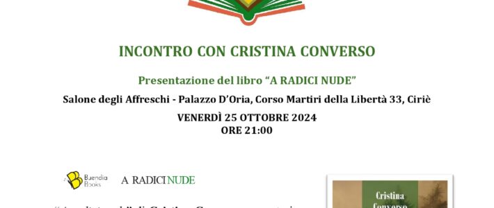 Incontro con Cristina Converso a Ciriè