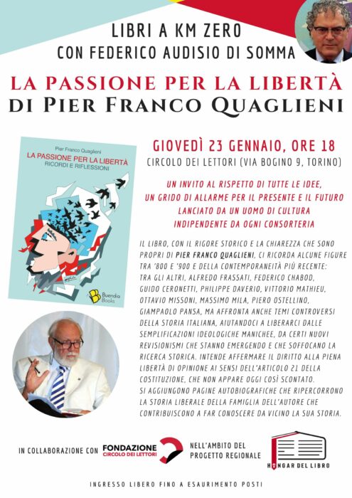 Libri a Km Zero_La passione per la libertà di Pier Franco Quaglieni